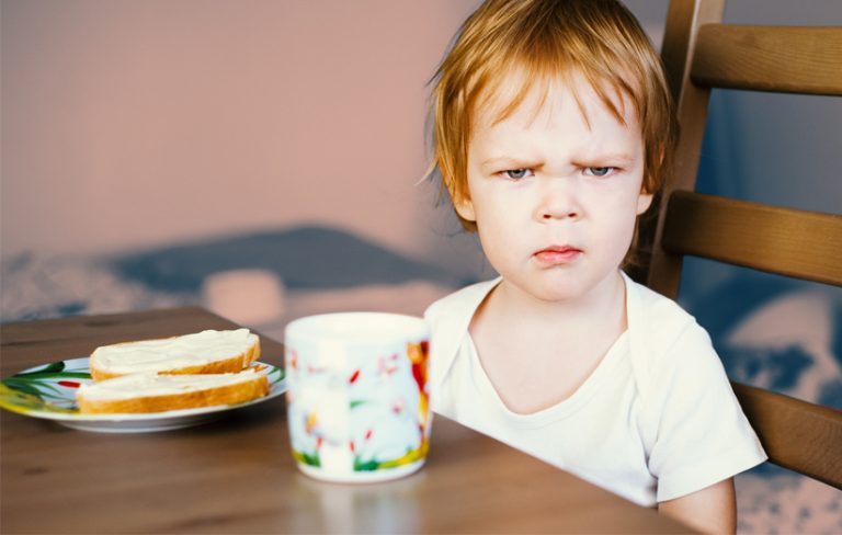 درمان خوراک بچه بد غذا