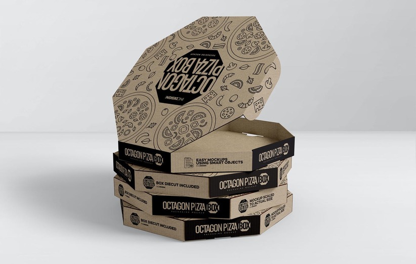 جعبه های پیتزا قابل بازیافت